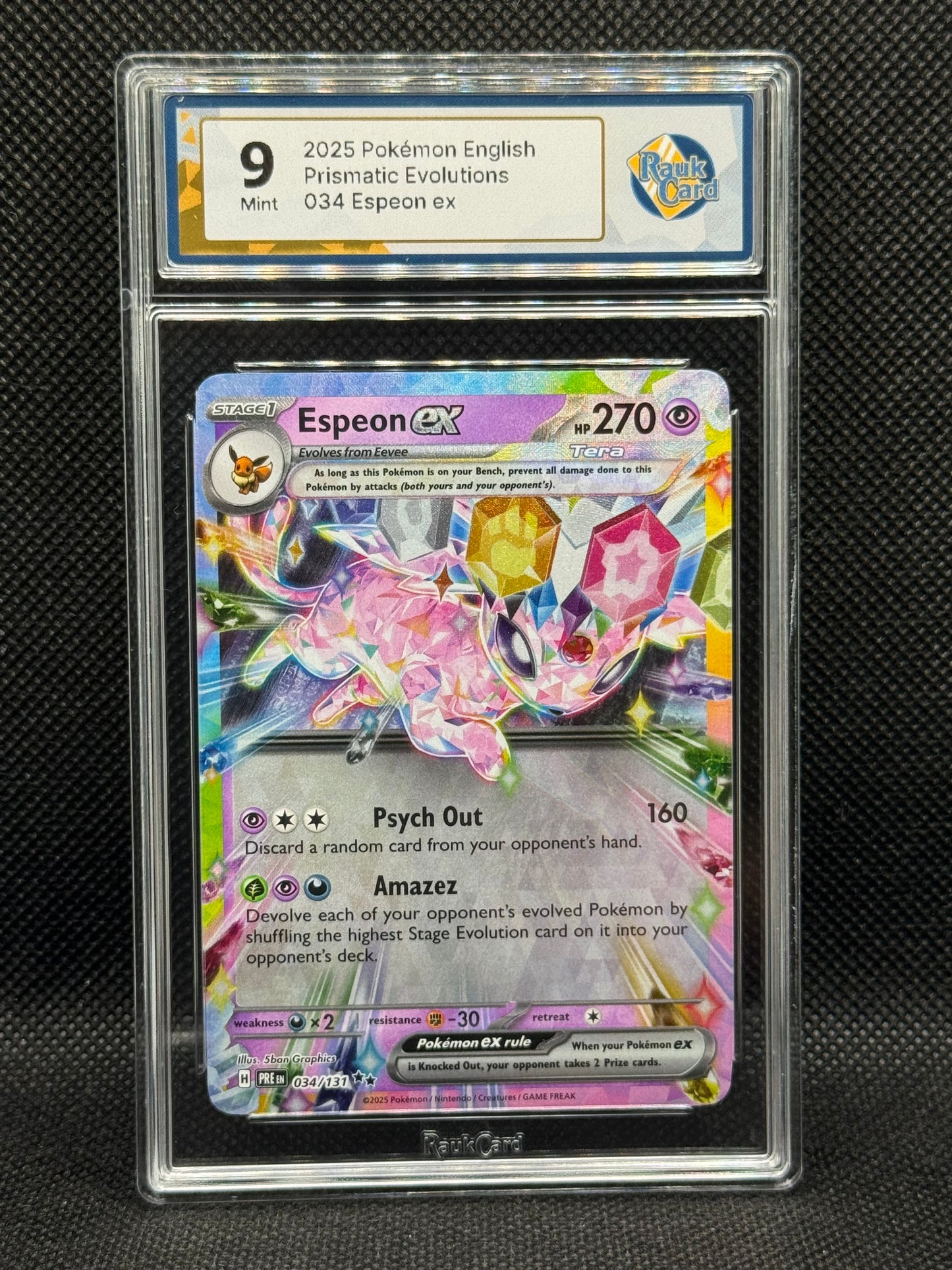 RC 9 - Espeon ex 034/131 - Prismatic Evolutions