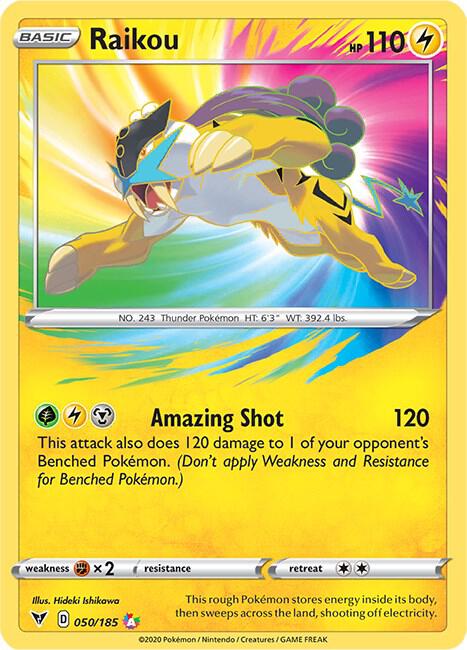 Raikou 050/185 SWSH04: Vivid Voltage