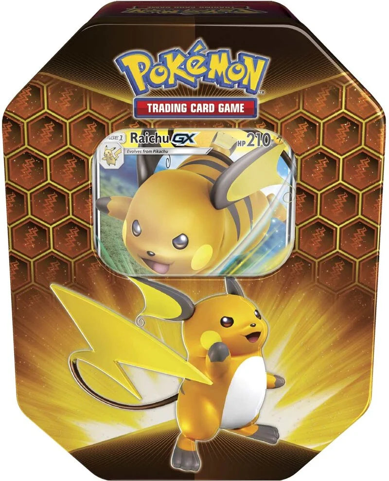 Pokémon TCG: Hidden Fates Tin (Raichu-GX)