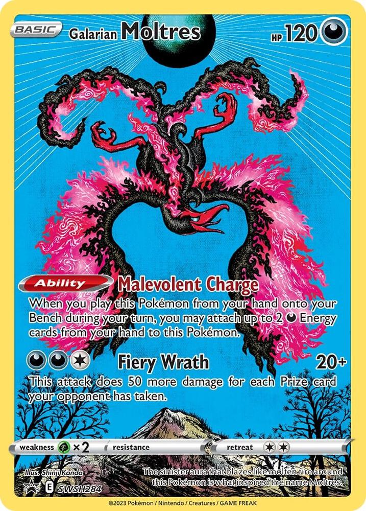 Galarian Moltres SWSH284 SWSH: Sword & Shield Promo Cards