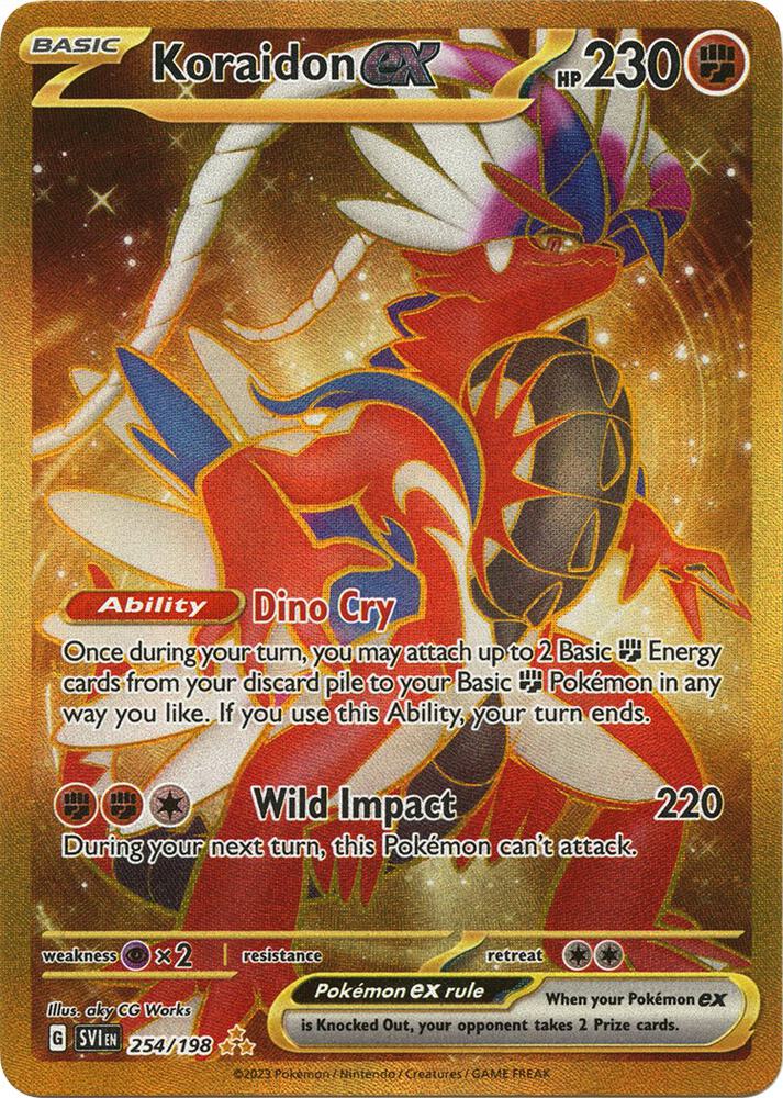 Koraidon ex 254/198 SV01: Scarlet & Violet Base Set