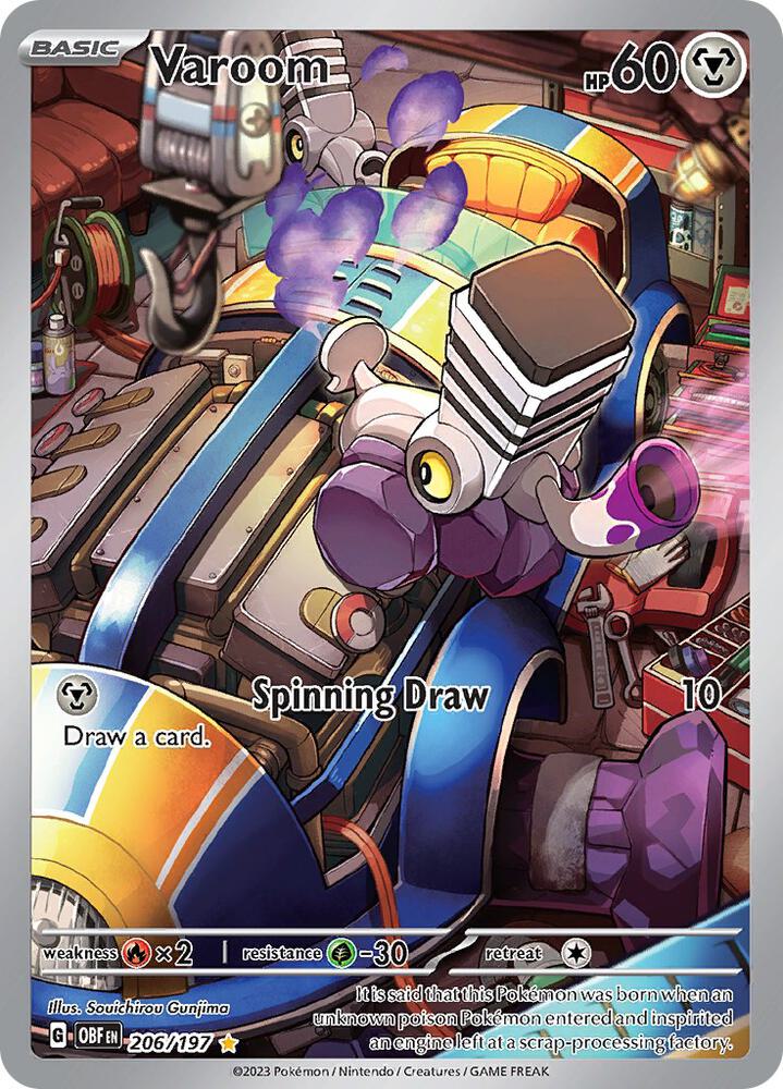 Varoom 206/197 SV03: Obsidian Flames