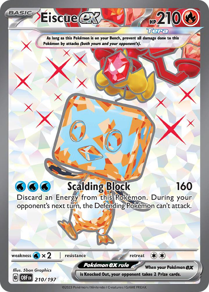 Eiscue ex 210/197 SV03: Obsidian Flames
