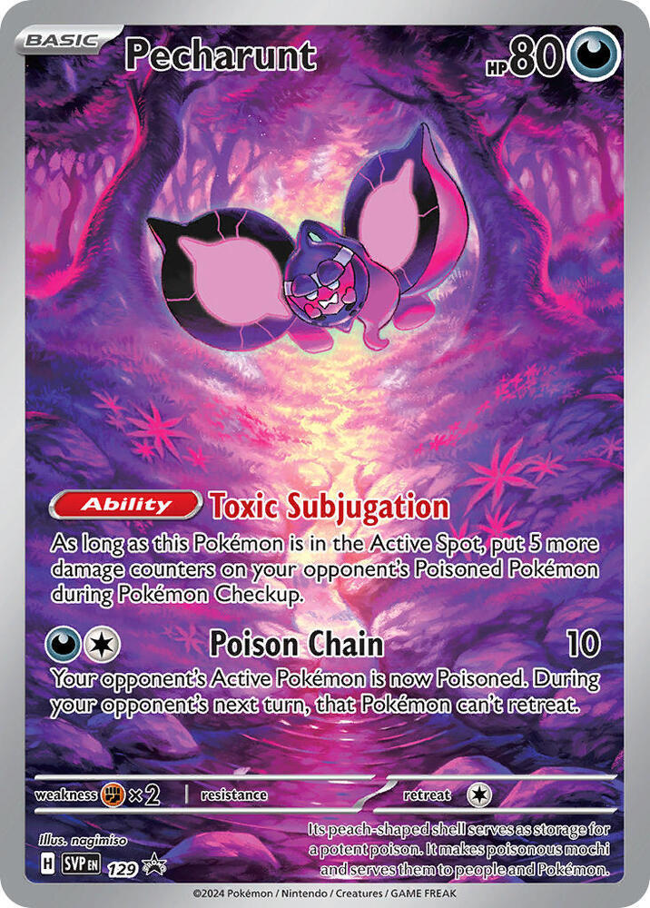 Pecharunt 129 SV: Scarlet & Violet Promo Cards