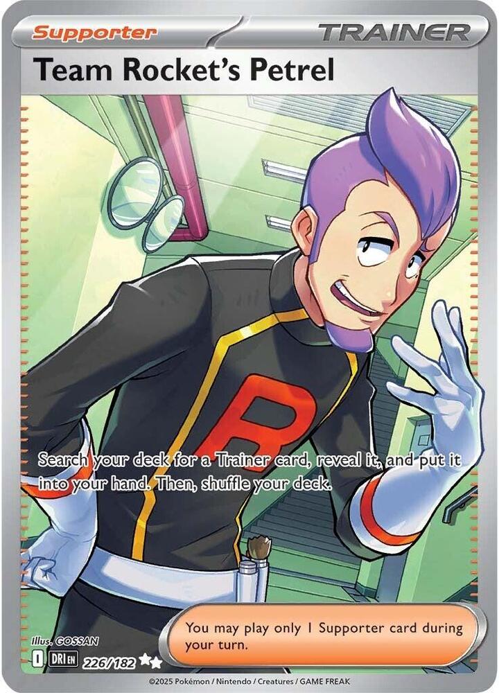 Team Rocket's Petrel 226/182 SV10: Destined Rivals