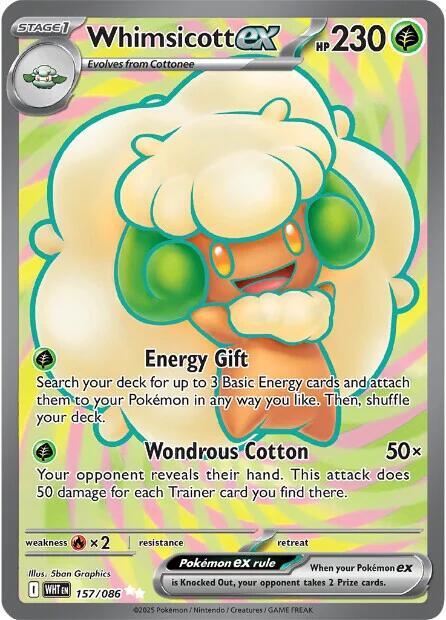 Whimsicott ex 157/086 SV: White Flare