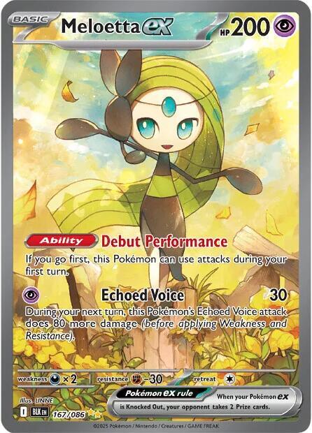 Meloetta ex 167/086 SV: Black Bolt