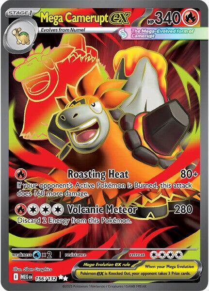 Mega Camerupt ex 156/132 ME01: Mega Evolution