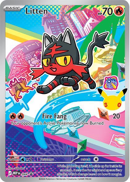 Litten 044 ME: Mega Evolution Promo