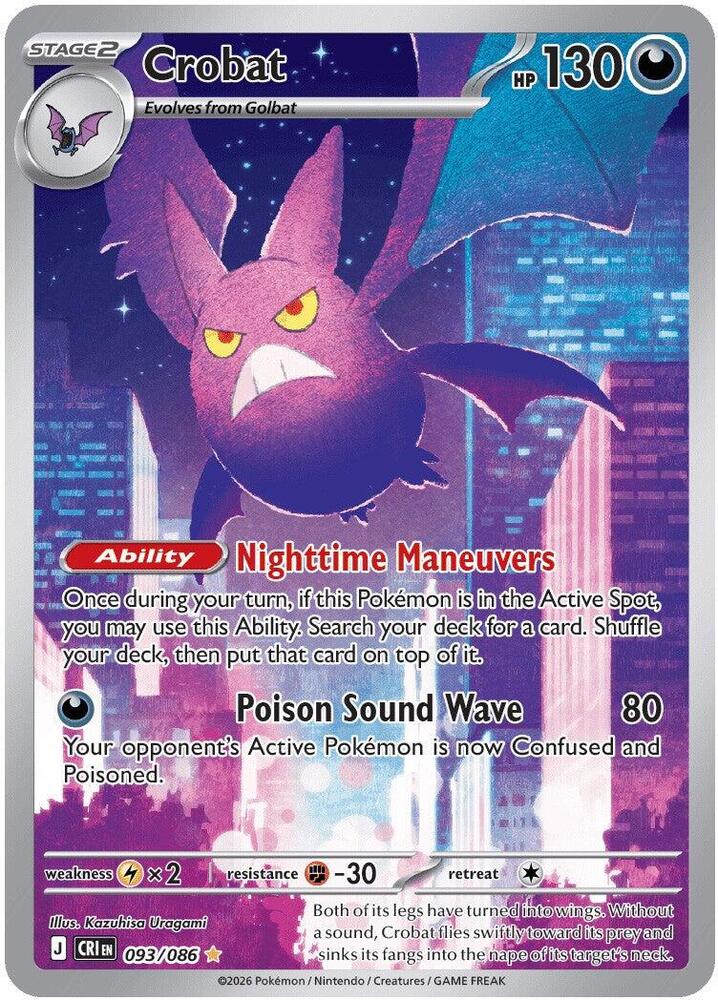 Crobat 093/086 ME04: Chaos Rising