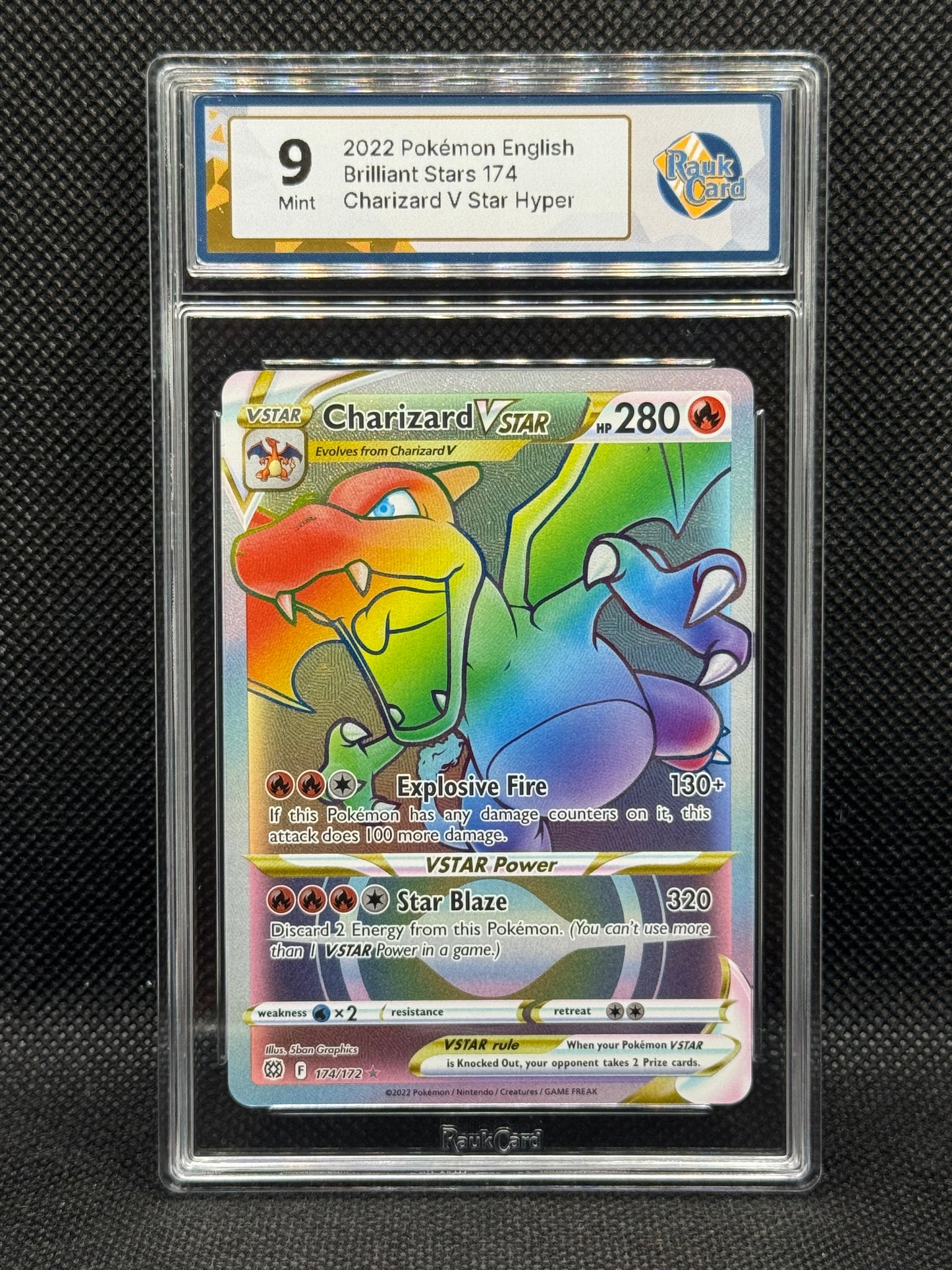 RC 9 - Charizard Vstar 174/172 - Brilliant Stars