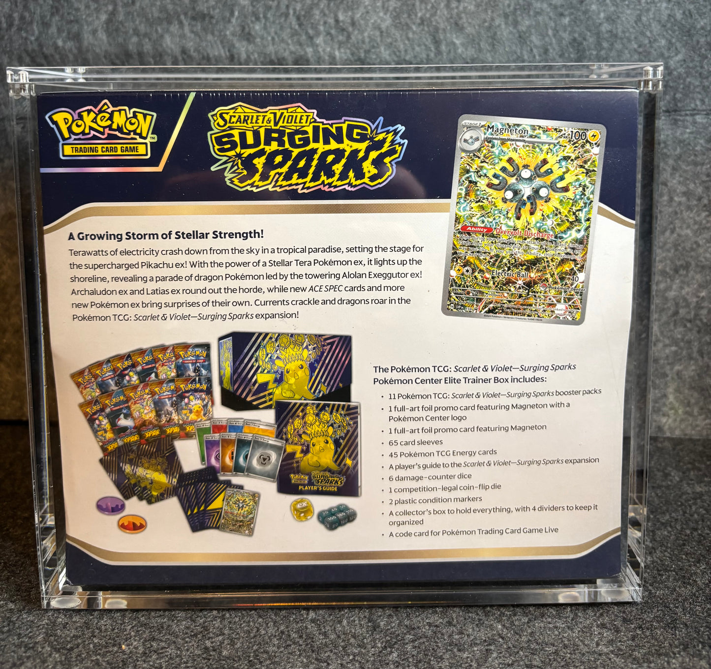 Pokémon TCG: Scarlet & Violet - Surging Sparks Pokémon Center Elite Trainer Box