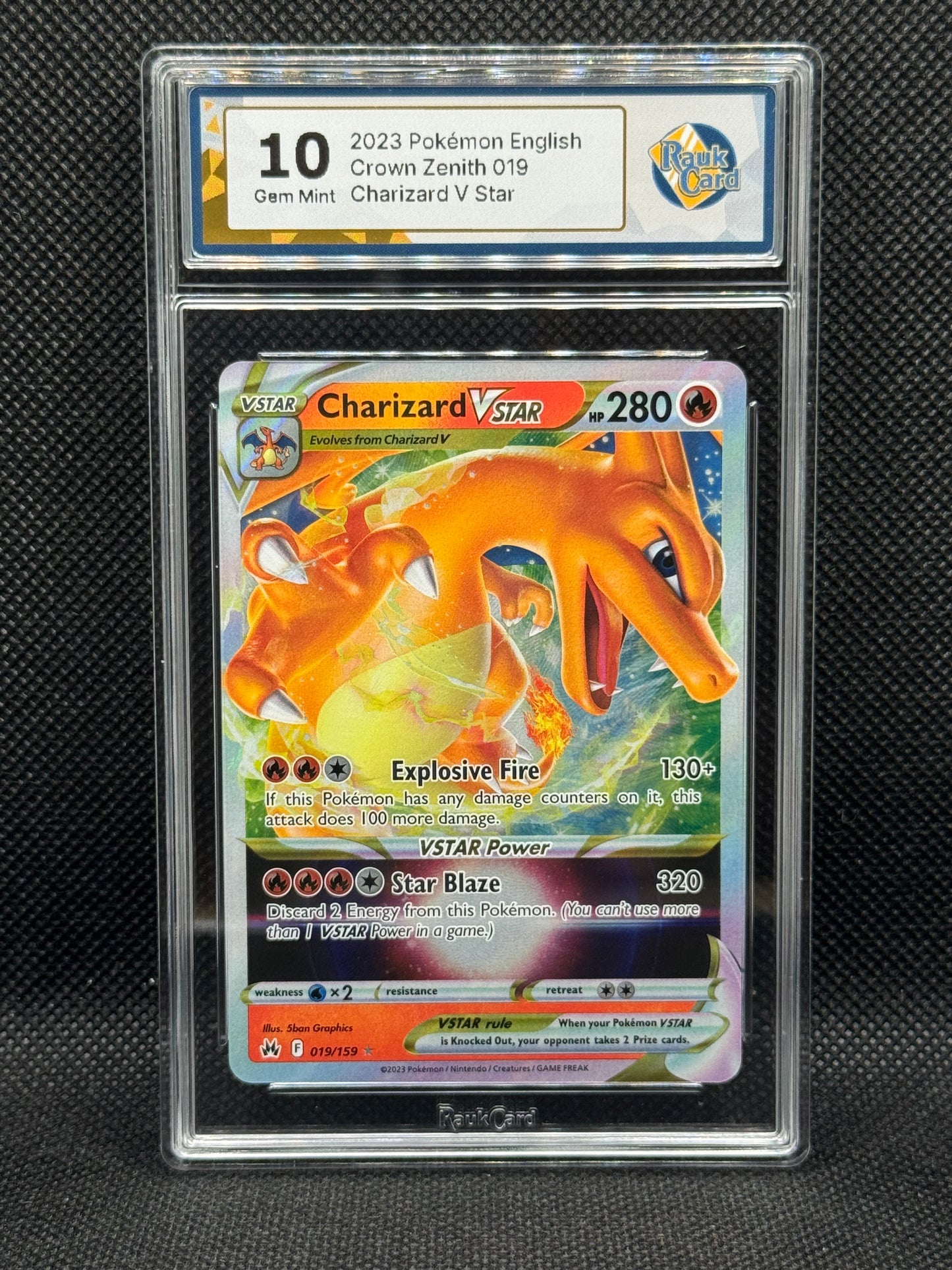 RC 10 - Charizard Vstar 019/159 - Crown Zenith