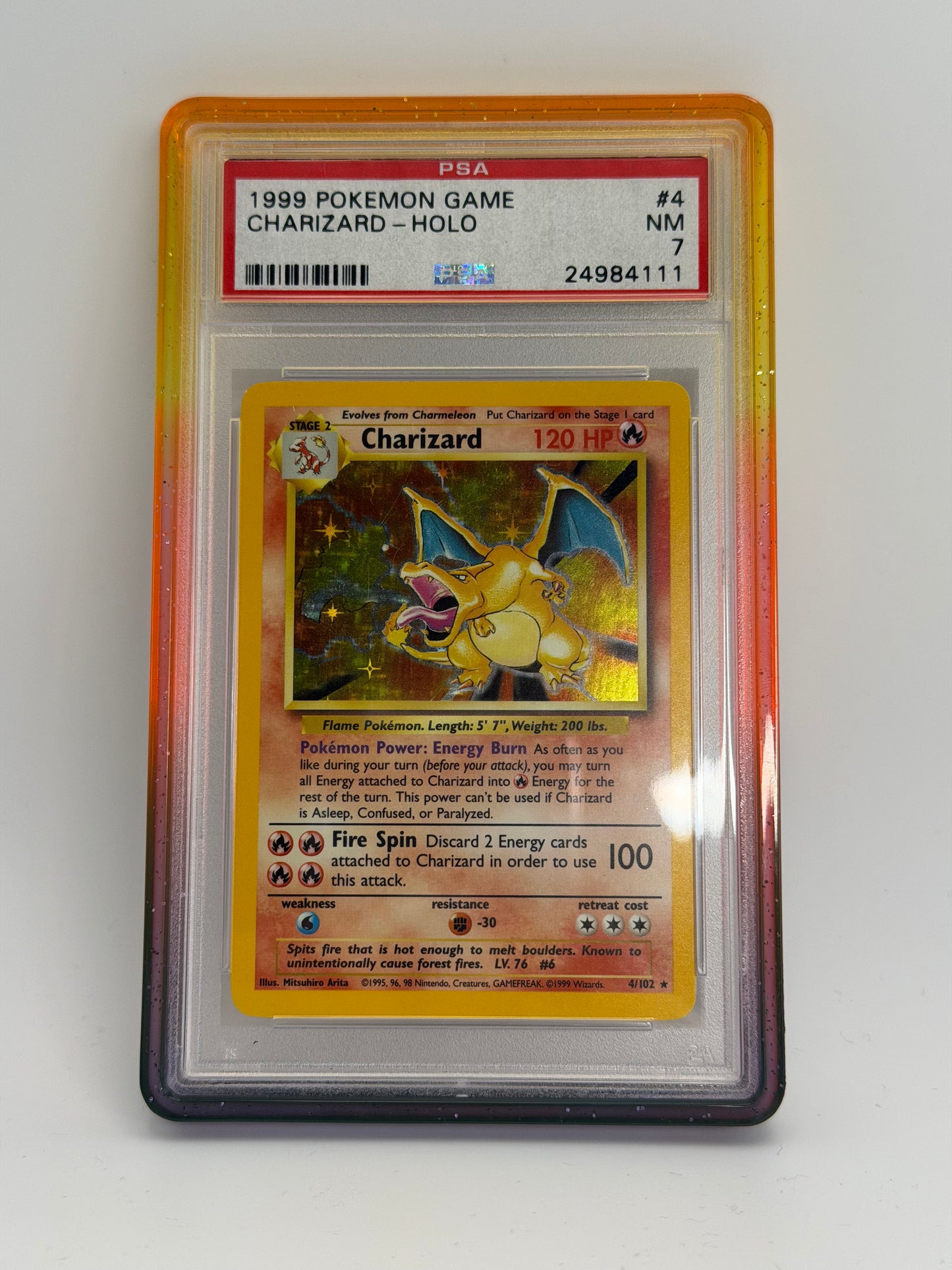 PSA 7 - Charizard 4/102 Holo - Base Set