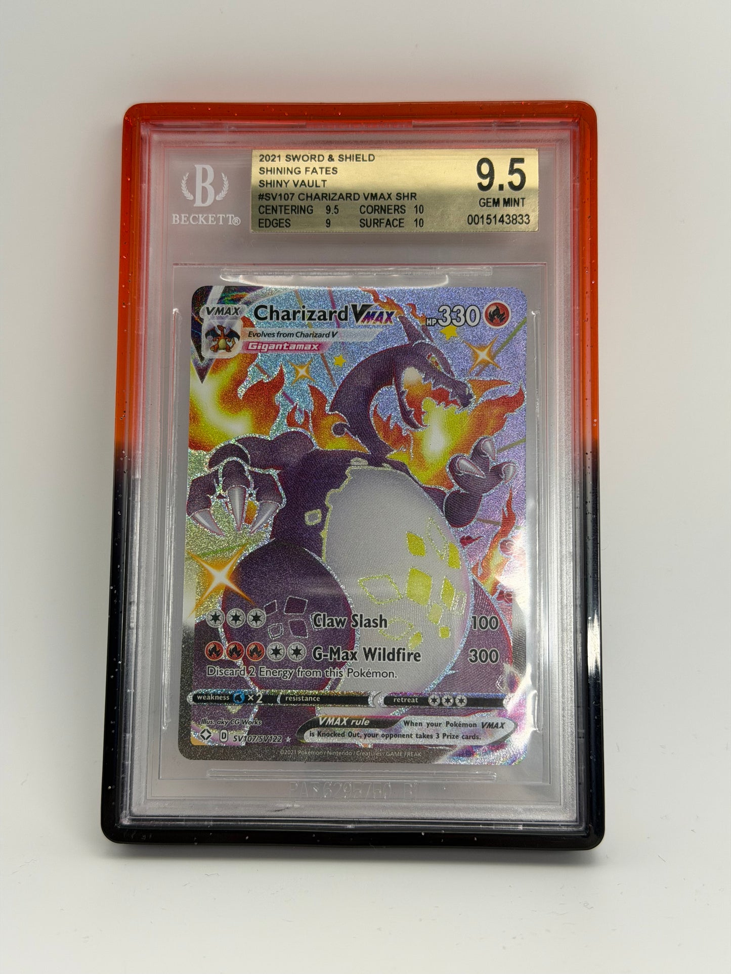 BGS 9.5 - Charizard VMAX SV107/SV122 - Shining Fates
