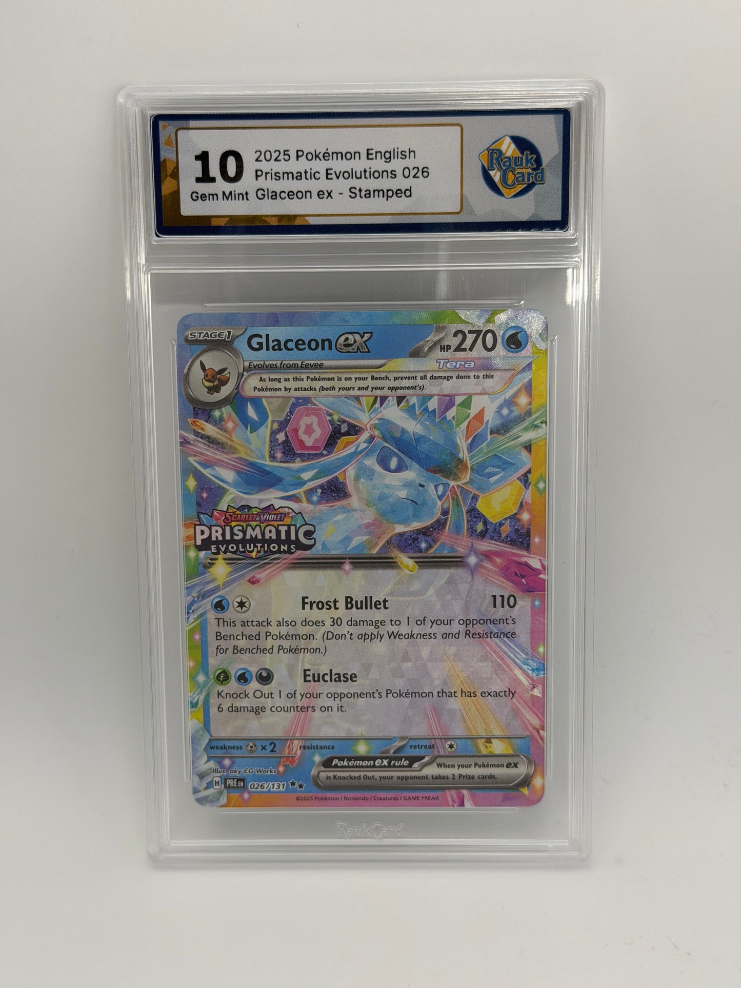 RC 10 - Glaceon 026/131 Stamped - Prismatic Evolutions