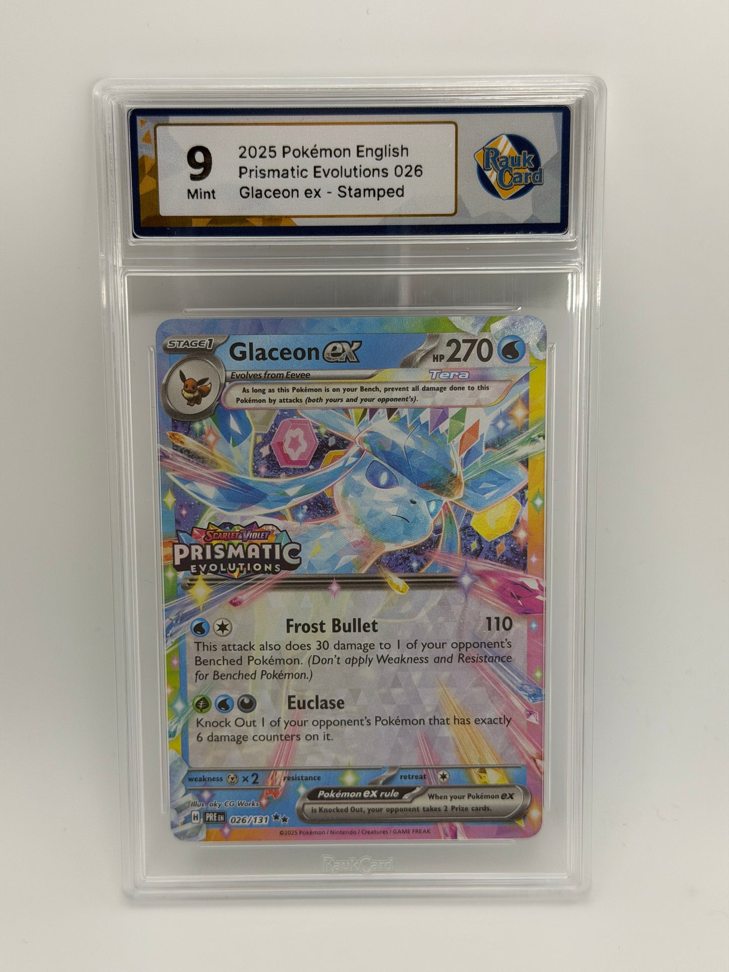 RC 9 - Glaceon 026/131 Stamped - Prismatic Evolutions