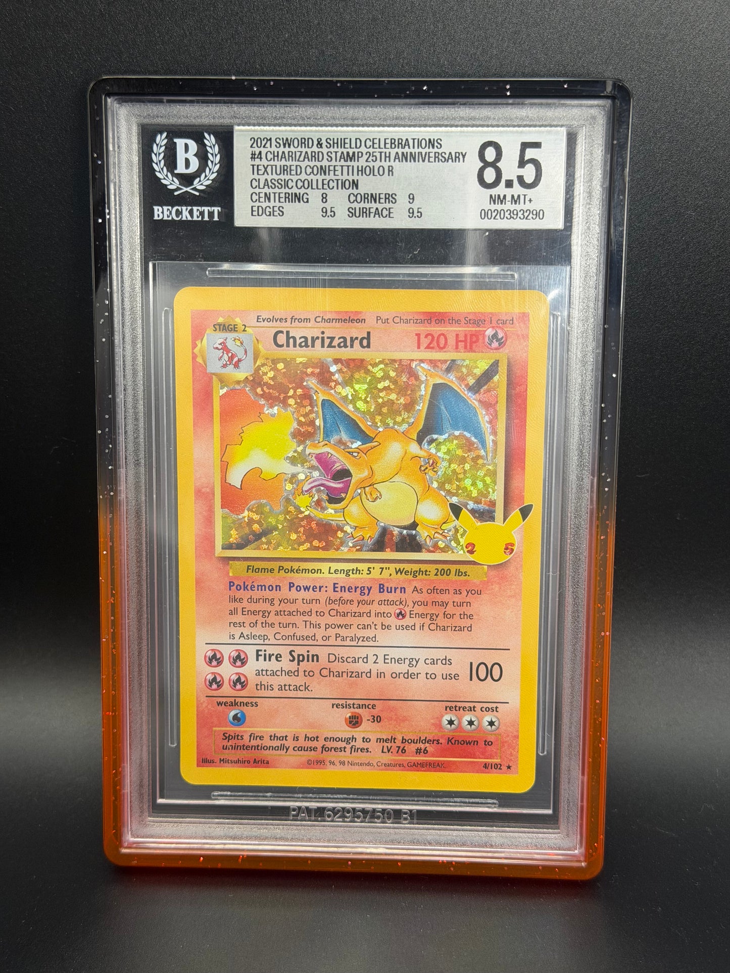 BGS 8.5 - Charizard 4/102 Celebrations - Classic Collection