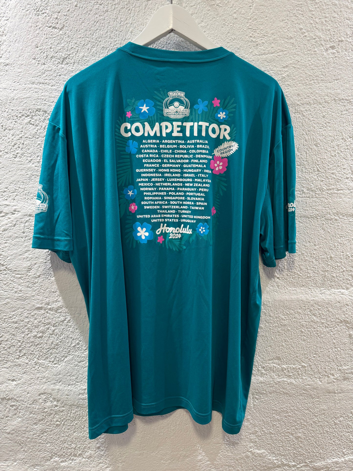 Pokémon World Championship 2024 Honolulu Hawaii: Exklusiv Competitor T-shirt