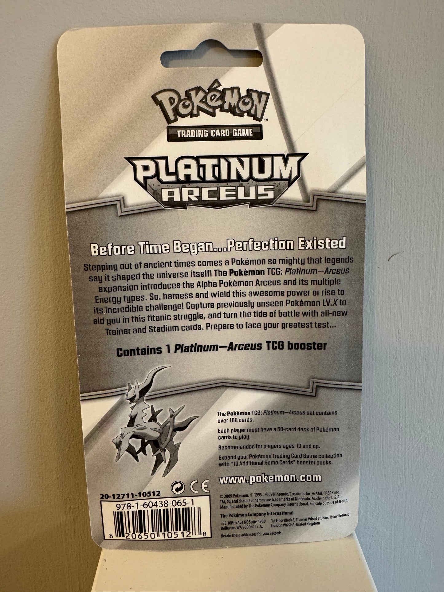 2009 Platinum Arceus Blister - Zapdos Artwork