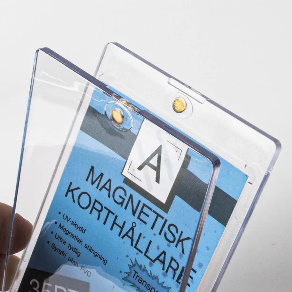 One-Touch 35pt Magnetisk Korthållare Transparent