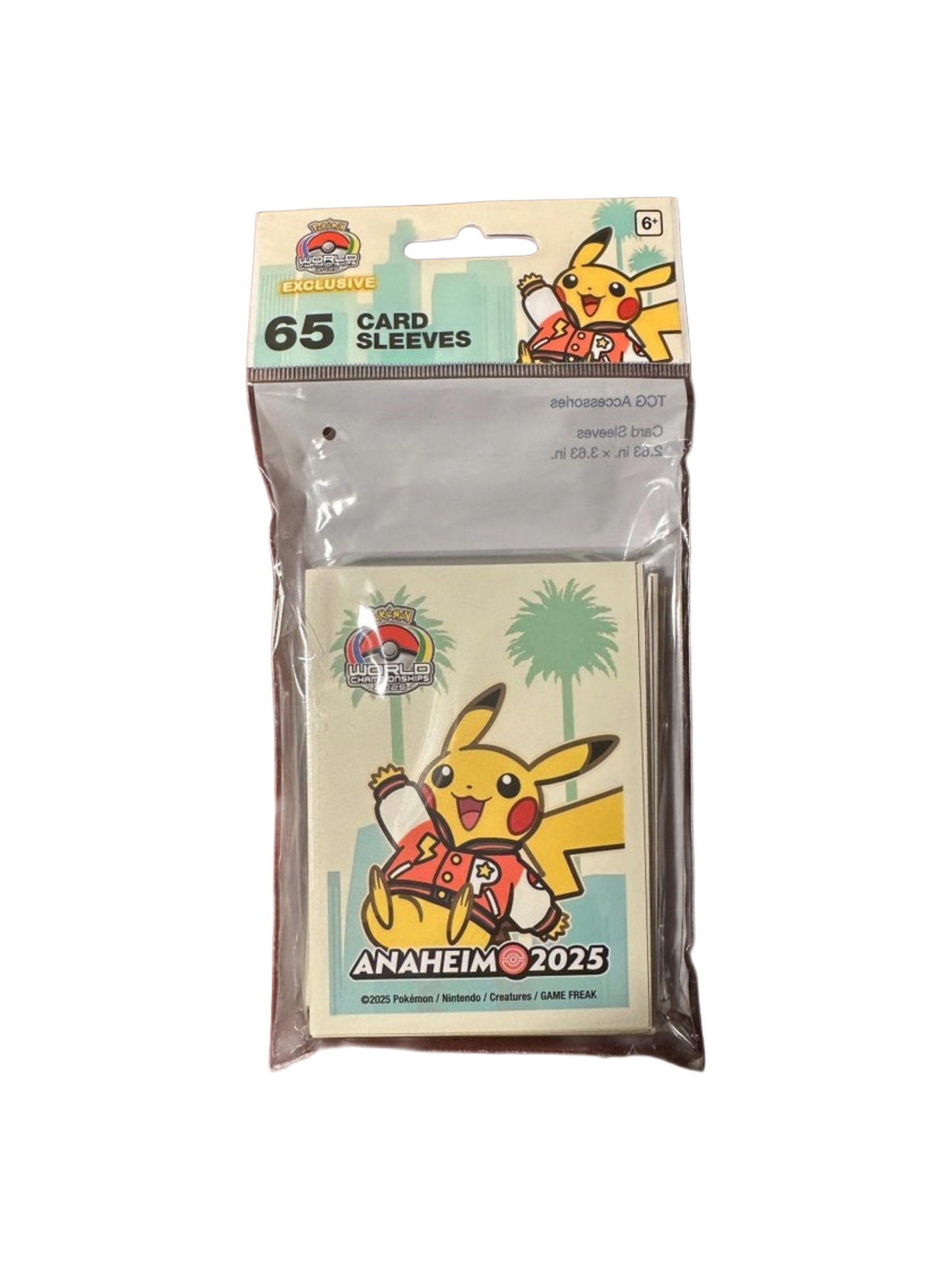Pokémon World Championship 2025 Anaheim - Sleeves - Official Artwork