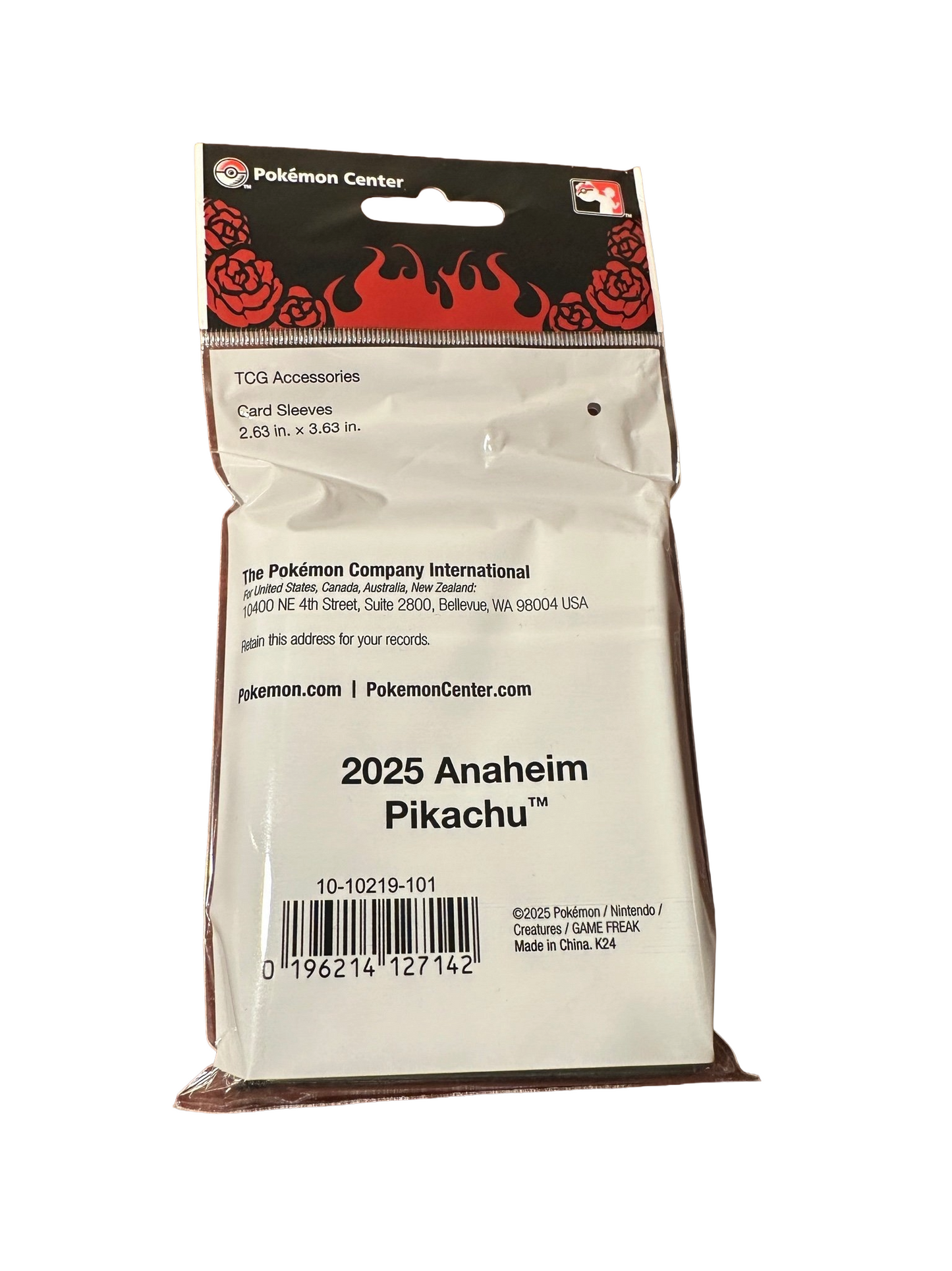 Pokémon World Championship 2025 Anaheim - Sleeves - Rockabilly Artwork