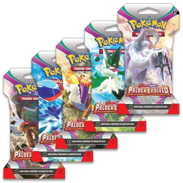 Pokémon TCG Scarlet & Violet - Sleeved Paldea Evolved Booster Pack