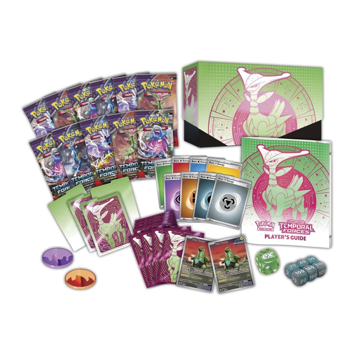 Pokémon TCG: Sword & Shield - Temporal Forces Pokémon Center Elite Trainer Box - Iron Leaves