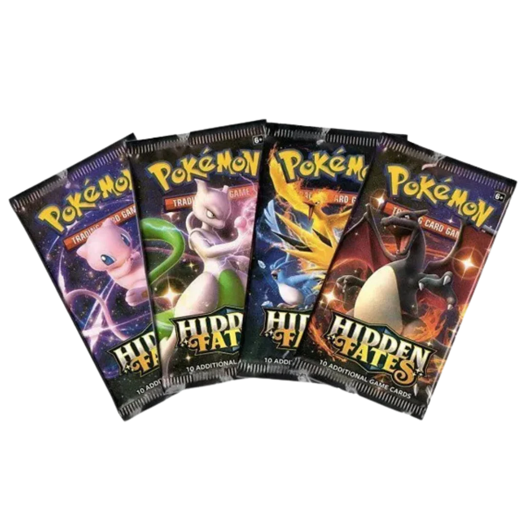 Pokémon TCG Sun & Moon - Hidden Fates Booster Pack - Artset (4st Boosters)