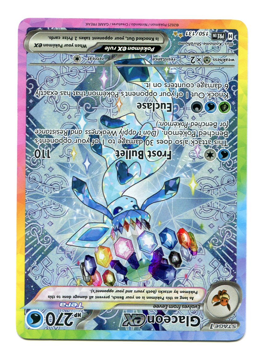 Prismatic Evolutions - Glaceon ex 150/131