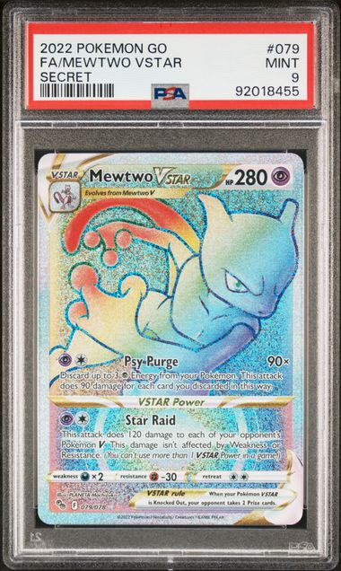 PSA 9 - Mewtwo 079/087 - Pokemon GO