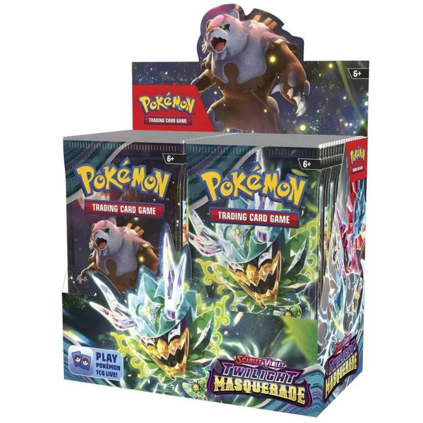 pokémon kort booster box Pokémon Scarlet & Violet: Twilight Masquerade Booster Box – Cardlevels