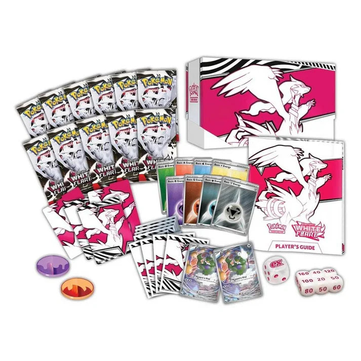 Pokémon Scarlet & Violet: White Flare Elite Trainer Box - Pokémon Center - LÄS BESKRIVNINGEN