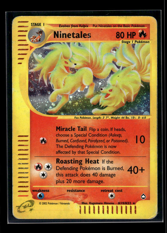 Ninetales (H19) H19/H32 Aquapolis