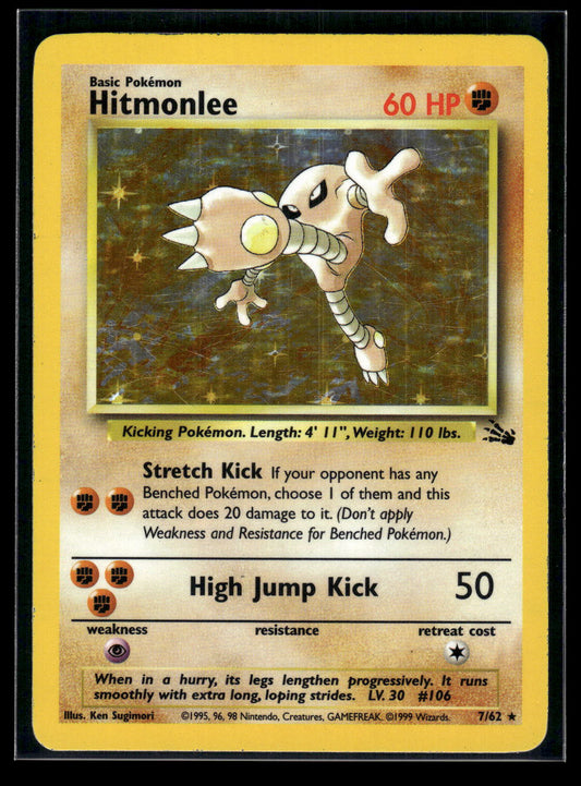 Hitmonlee (7) 07/62 Fossil