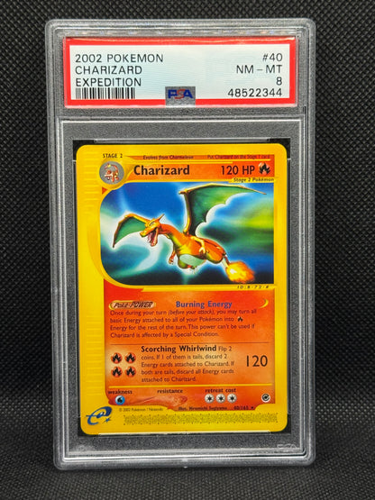 PSA 8 - Charizard 40/165 - Expedition
