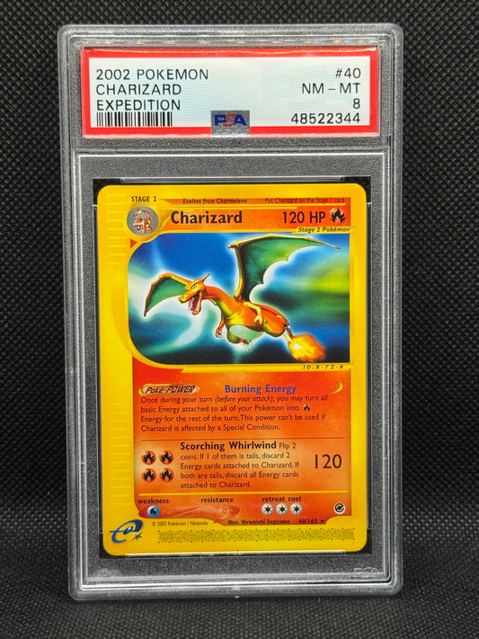 PSA 8 - Charizard 40/165 - Expedition