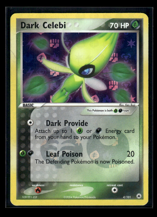 Reverse Foil - Dark Celebi 4/101 Hidden Legends