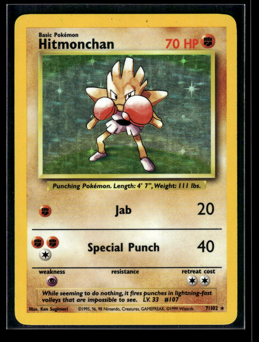 Hitmonchan 007/102 Base Set