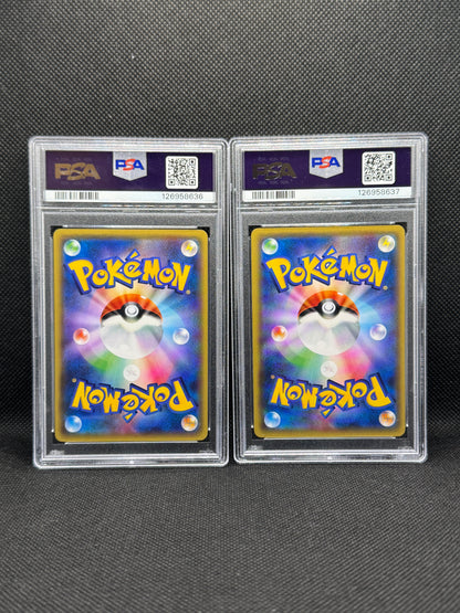 Sequential PSA 10 Mewtwo Blue Shock & Mewtwo Red Flash - Japanese XY
