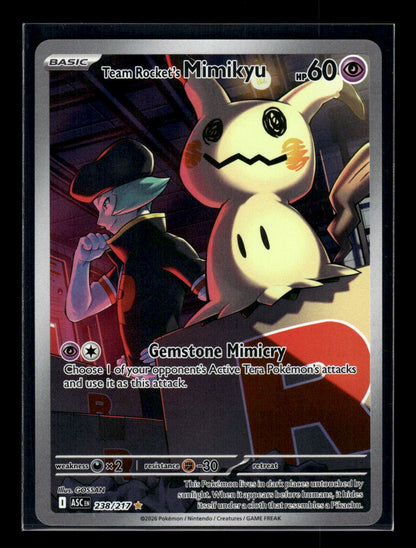 Team Rocket's Mimikyu 238/217 ME: Ascended Heroes
