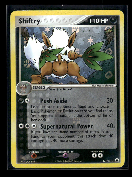 Reverse Foil - Shiftry 14/101 Hidden Legends