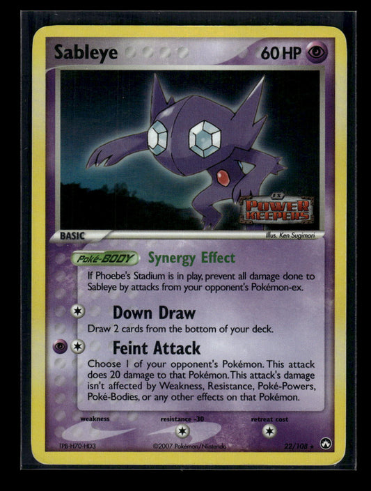 Sableye 22/108 Power Keepers