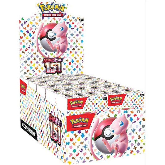 Pokémon TCG: Scarlet & Violet Pokémon 151 - Booster Bundle Display - Inklusive Akrylskydd (Kopia)