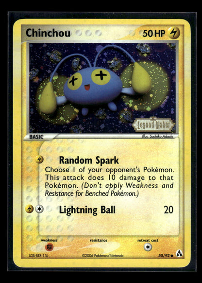 Chinchou 50/92 - Legend Maker  - Common