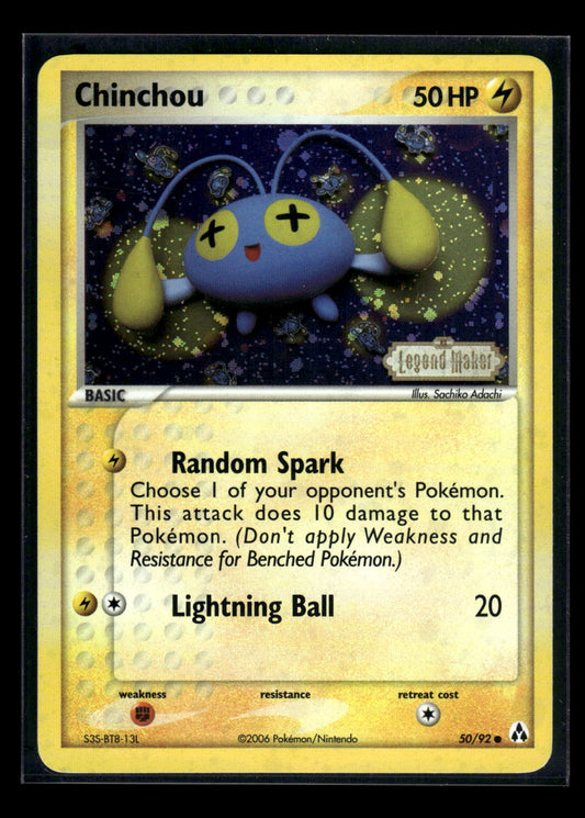 Chinchou 50/92 - Legend Maker  - Common