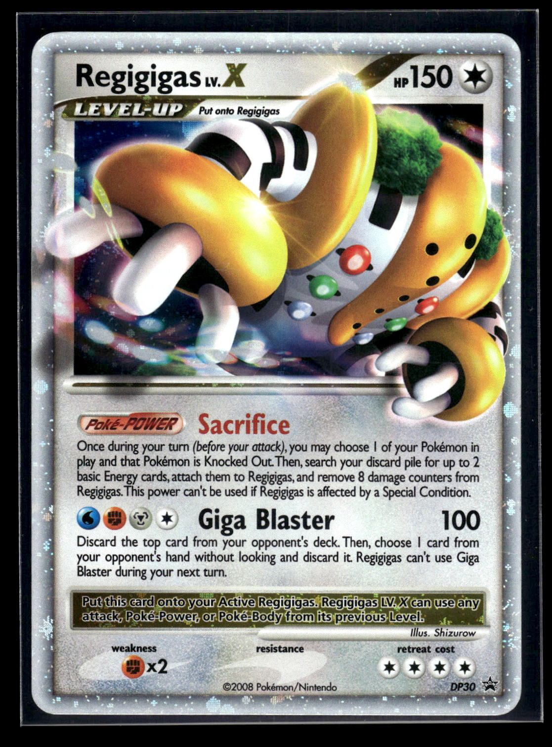 Regigigas LV.X DP30 - DP Black Star Promos  - Promo