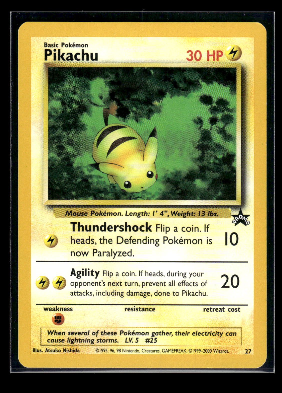 Pikachu 27 - Wizards Black Star Promos  - Promo