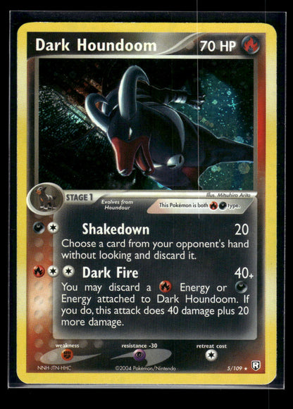 Dark Houndoom 5/109 - Team Rocket Returns  - Rare Holo